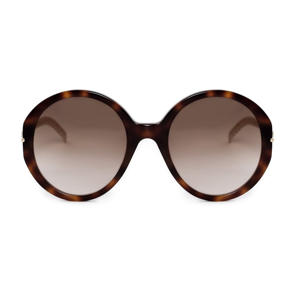 Gucci Brown Round Sunglasses